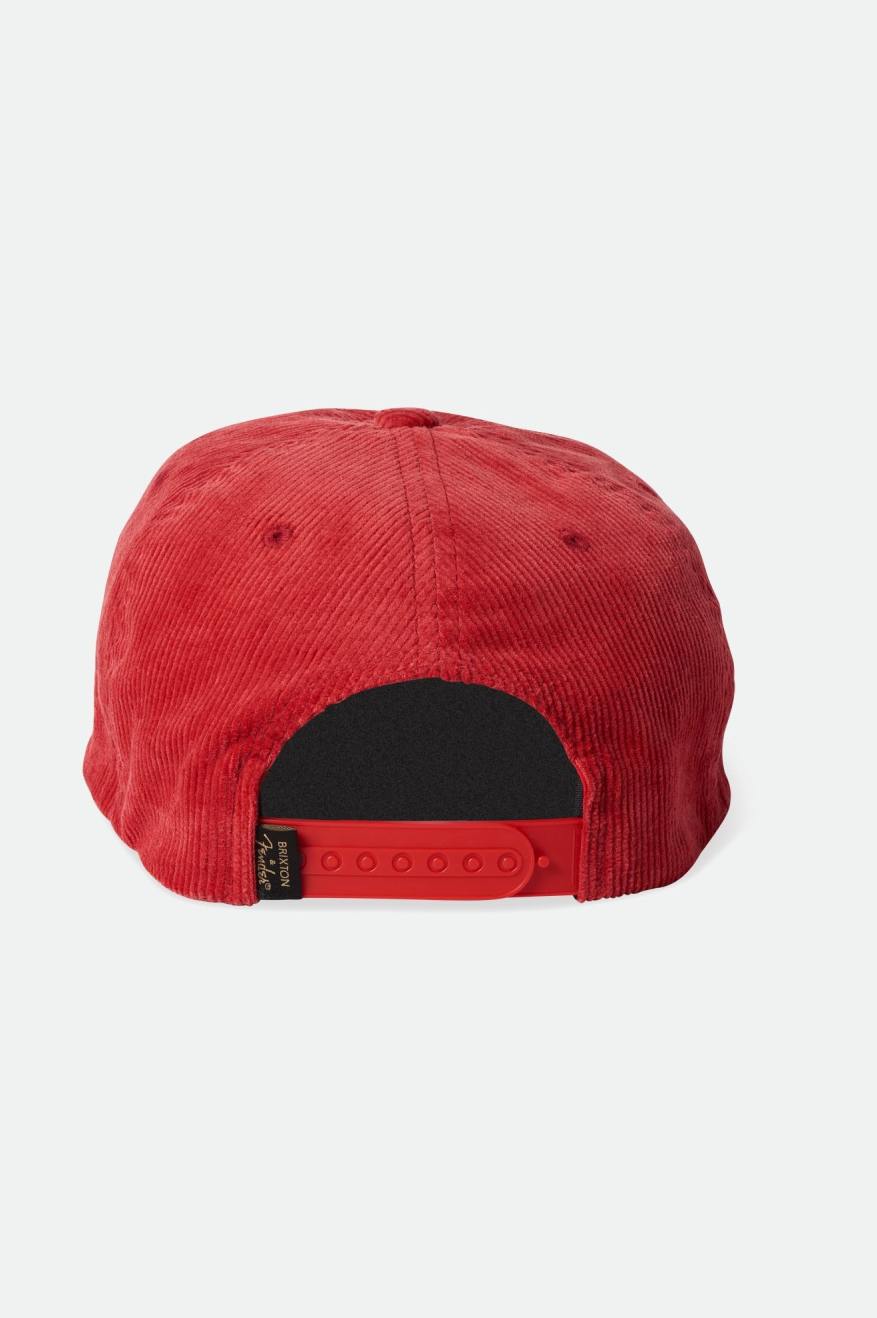 Brixton Fender Jaguar Contour MP Men's Caps Red | 082VDJXTL