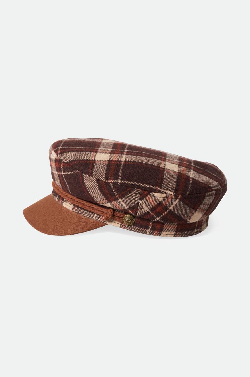 Brixton Fender Jaguar Fiddler Men's Hats Brown | 109KVHGWY