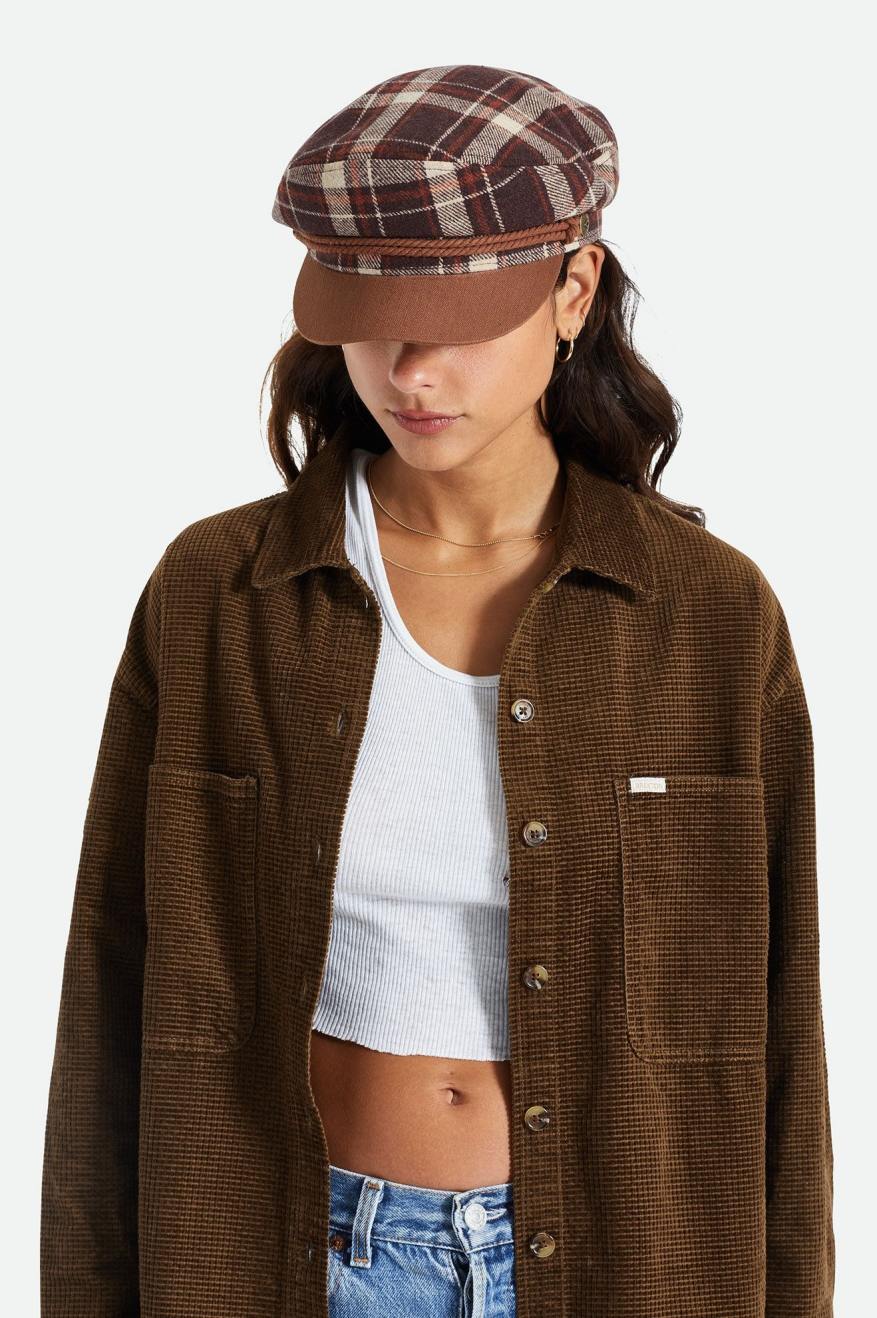 Brixton Fender Jaguar Fiddler Women's Hats Brown | 853MWLAEO