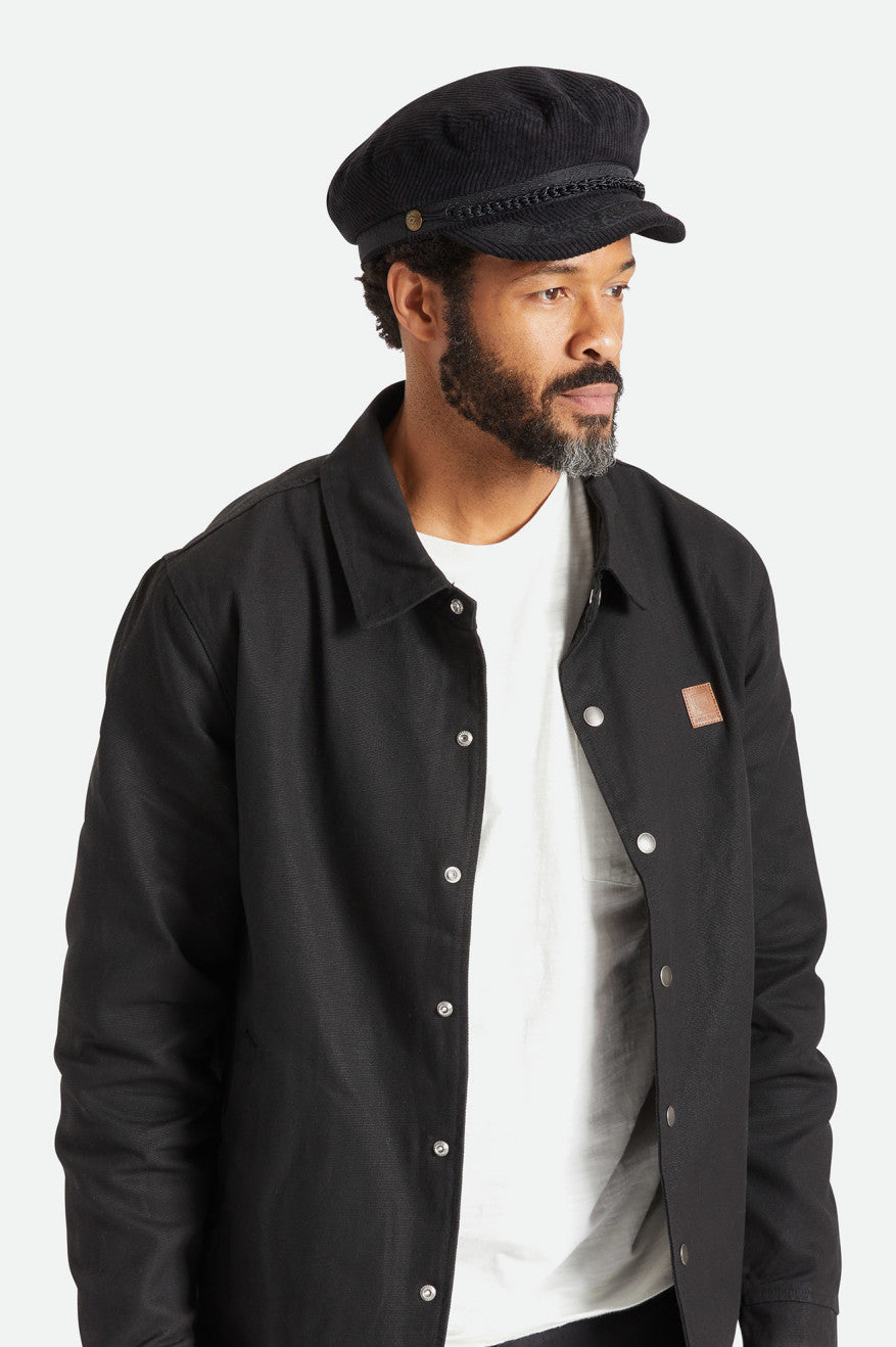 Brixton Fiddler Reserve Men's Hats Black | 451HJASCL