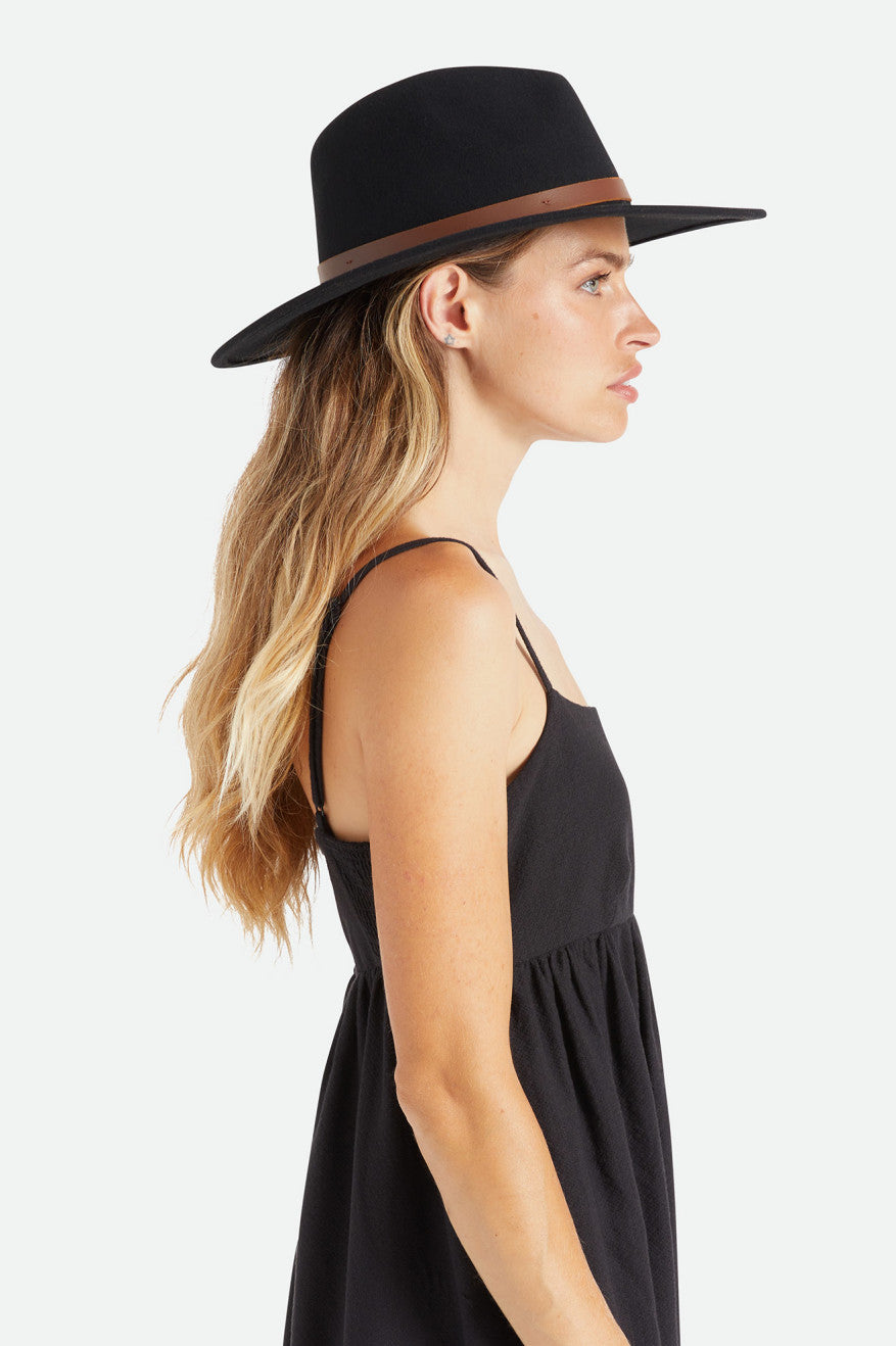 Brixton Field Proper Hat Women's Hats Black | 378KADYQC