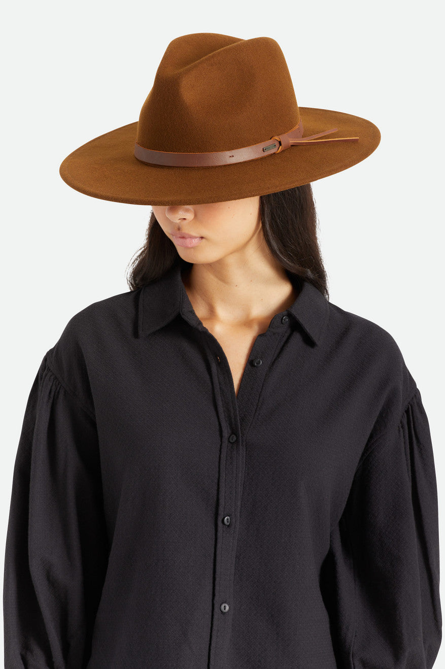 Brixton Field Proper Hat Women's Hats Coffee | 095WYFCUN