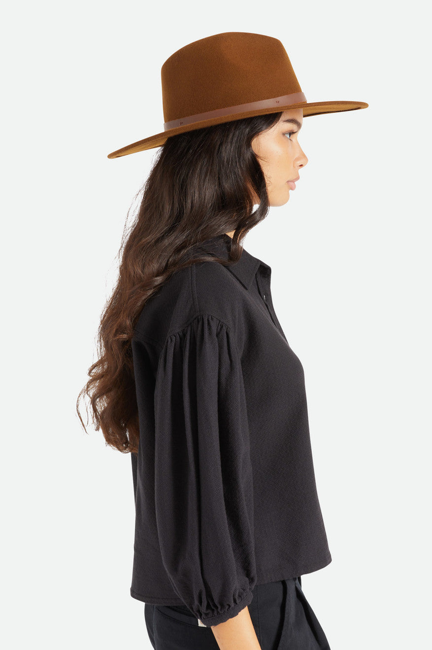 Brixton Field Proper Hat Women's Hats Coffee | 095WYFCUN