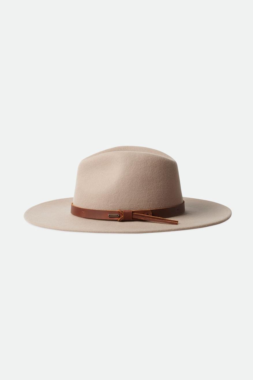 Brixton Field Proper Men's Hats White | 453ZUWOEG