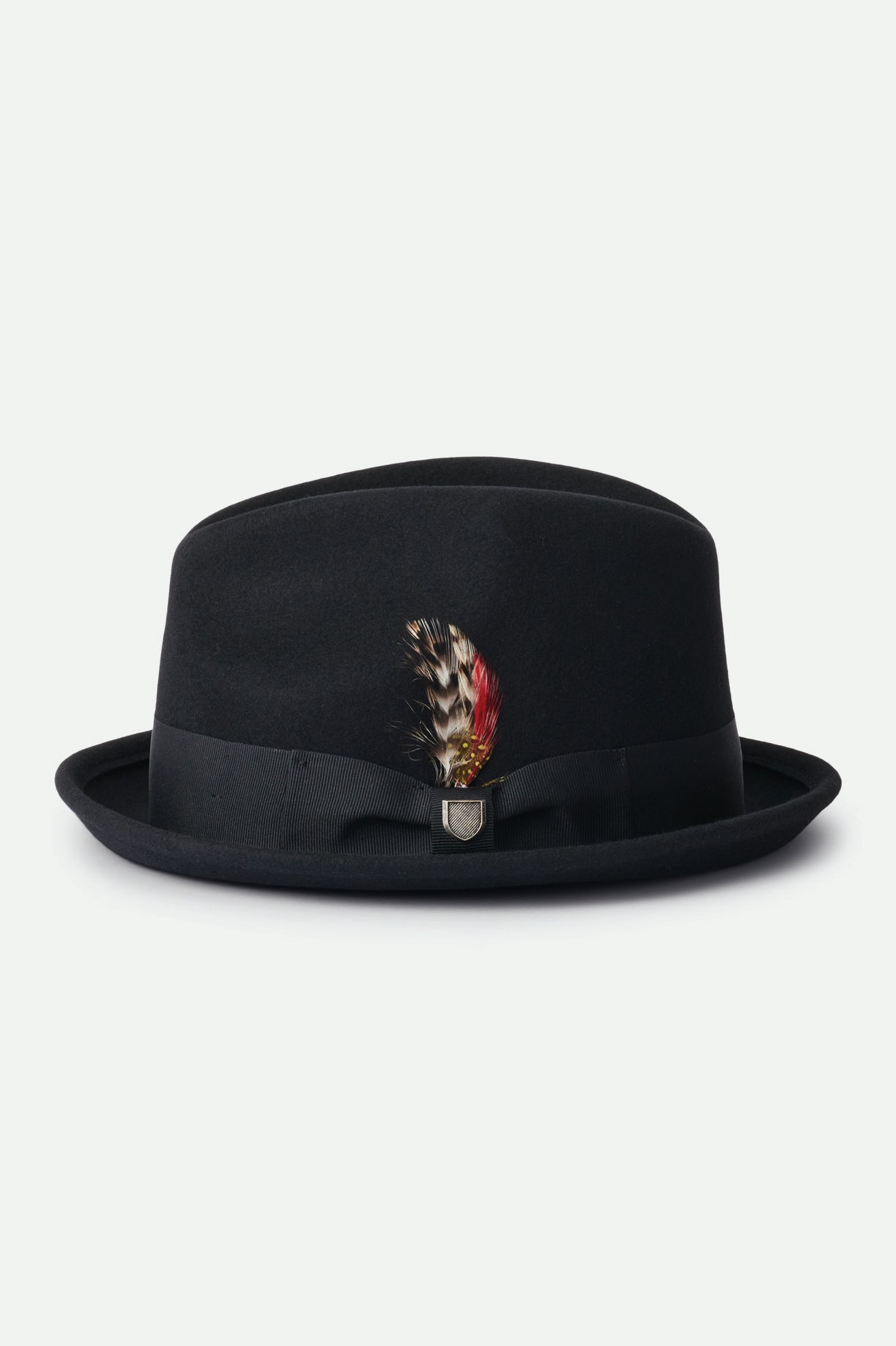 Brixton Gain Men's Fedoras Black | 631UFCDQY