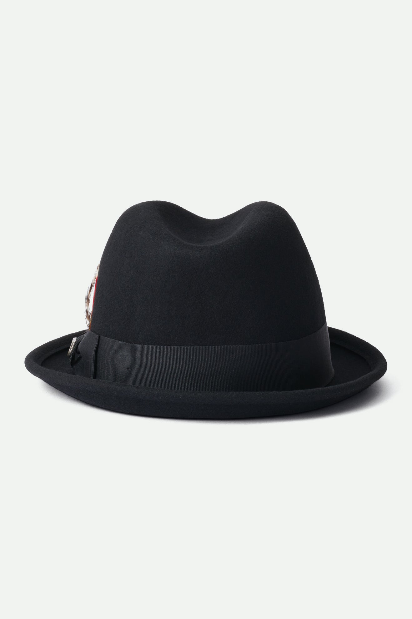 Brixton Gain Men's Fedoras Black | 631UFCDQY