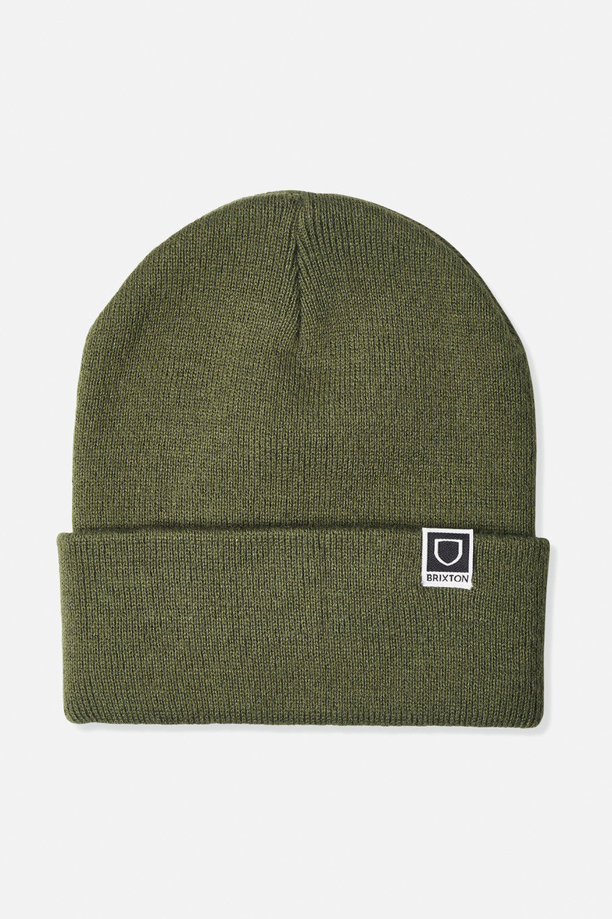 Brixton Harbor Beta Watch Cap Men\'s Beanie Olive | 947NMLPUY