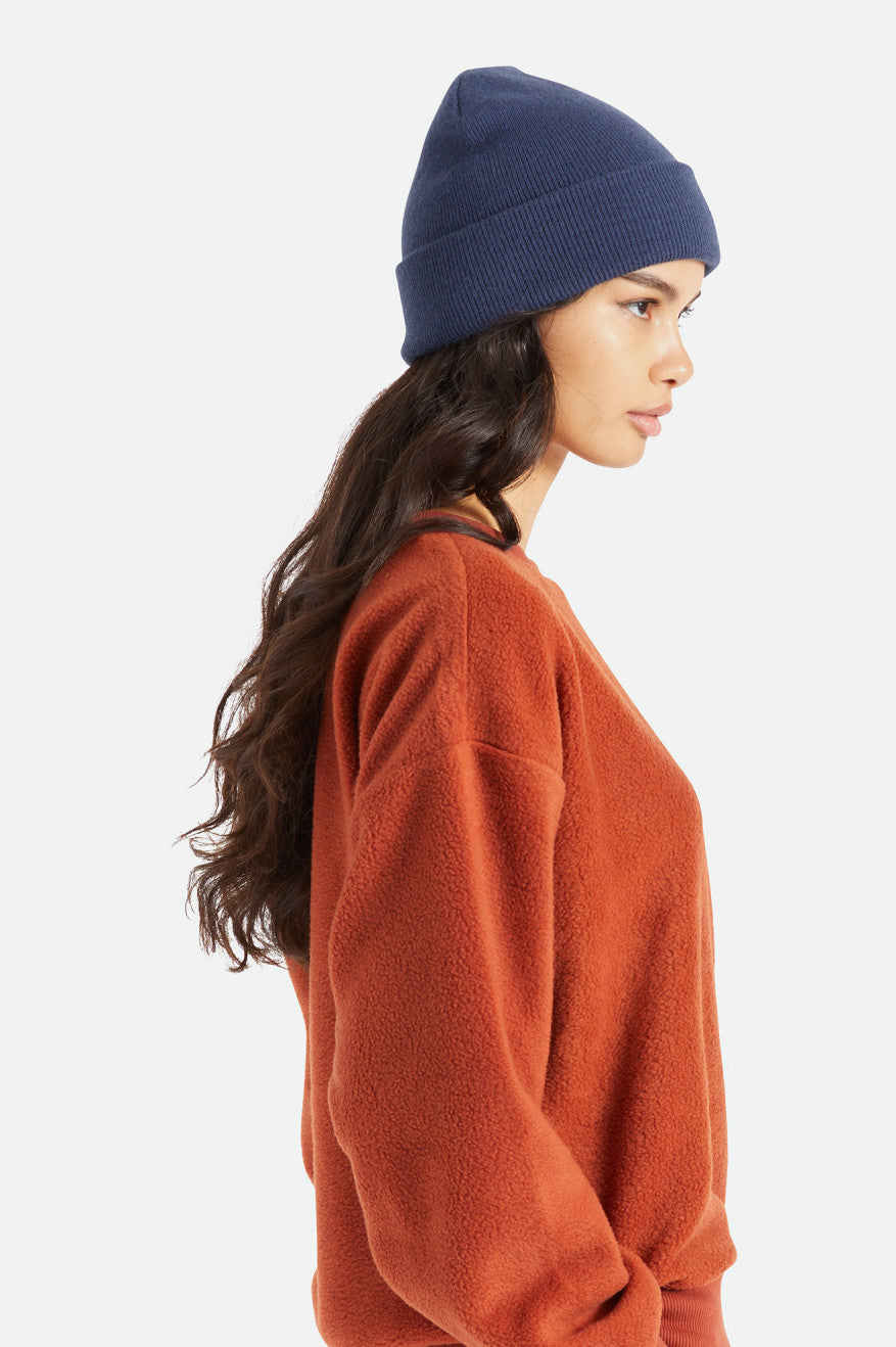 Brixton Harbor Beta Watch Cap Women's Beanie Navy | 329GQRMWB