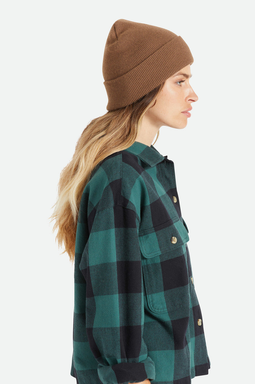 Brixton Harbor Beta Watch Cap Women's Beanie Brown | 960DKHJCP