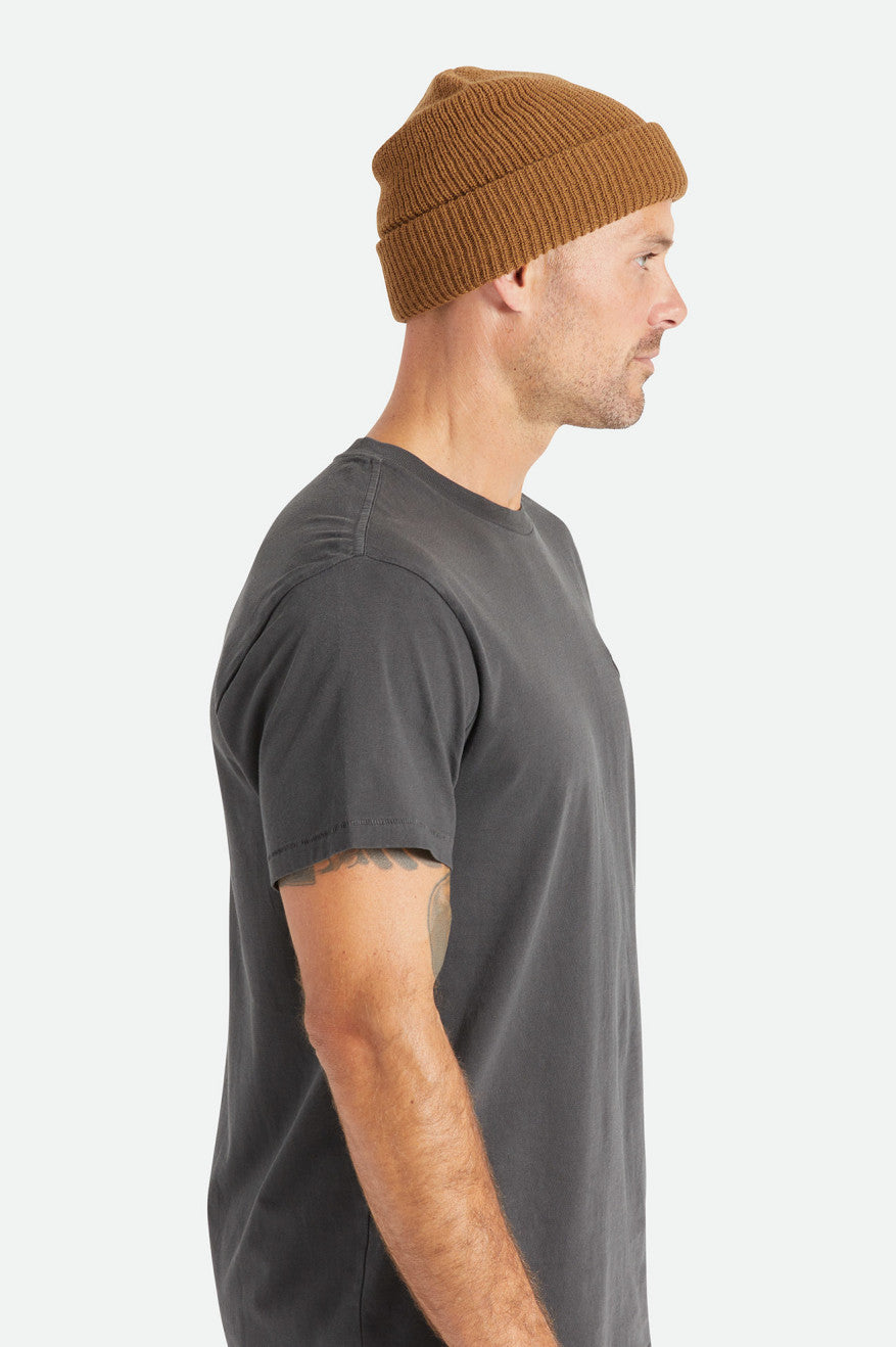 Brixton Heist Men's Beanie Brown | 307ASJWGK