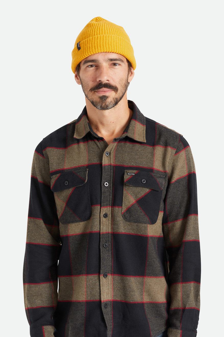 Brixton Heist Men's Beanie Mustard | 263HKYCMN