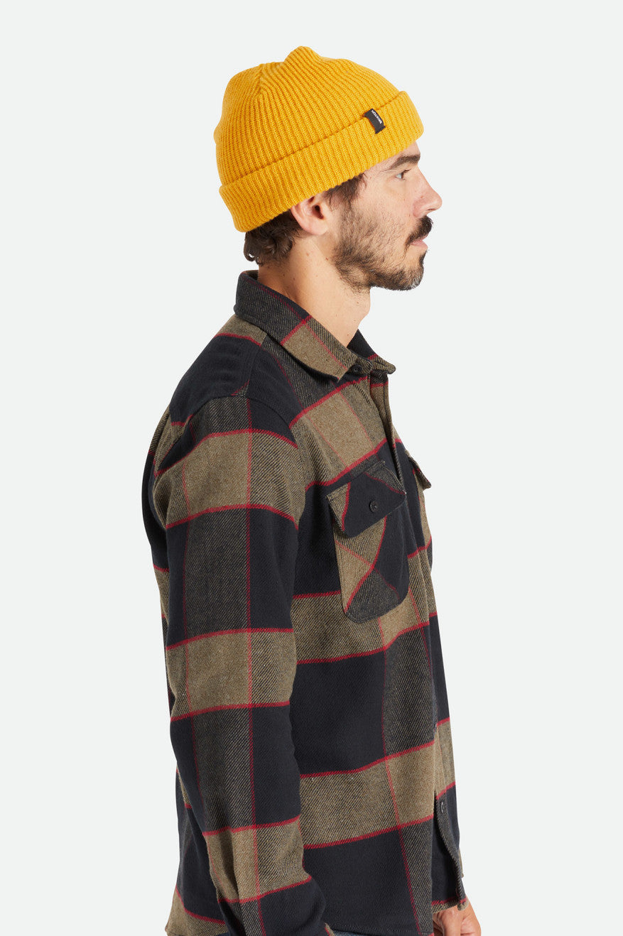 Brixton Heist Men's Beanie Mustard | 263HKYCMN