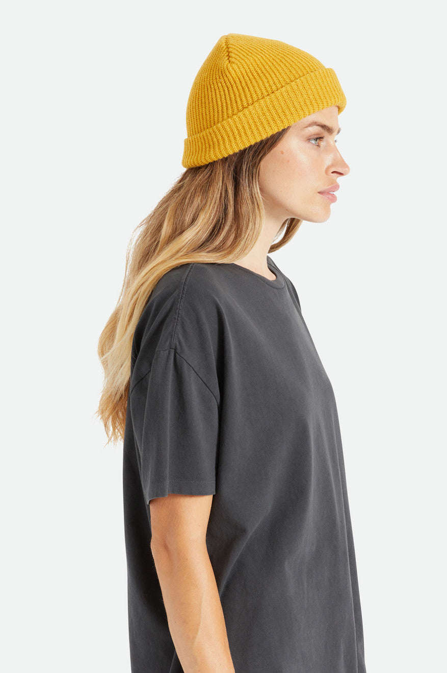 Brixton Heist Men's Beanie Mustard | 263HKYCMN