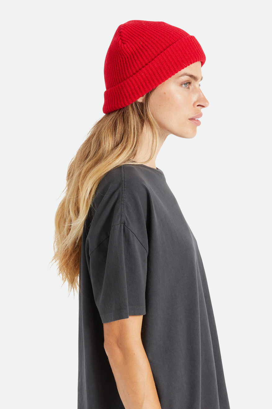 Brixton Heist Men's Beanie Red | 486QZIPAG