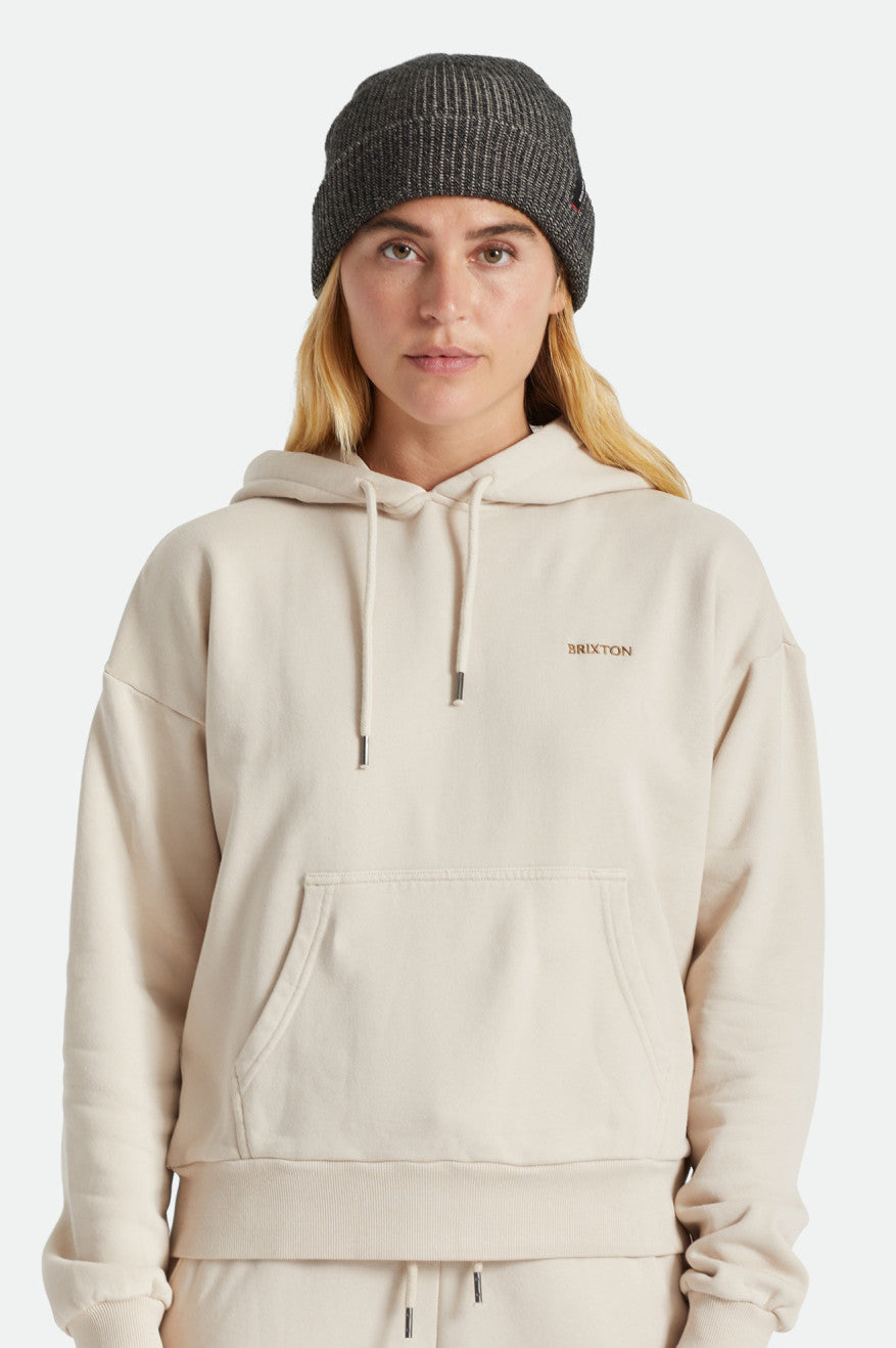 Brixton Heist Women's Beanie Black / Beige | 945AHDMFU