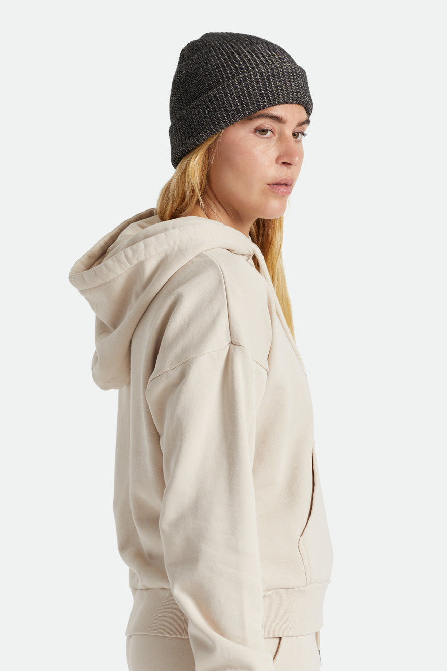 Brixton Heist Women's Beanie Black / Beige | 945AHDMFU