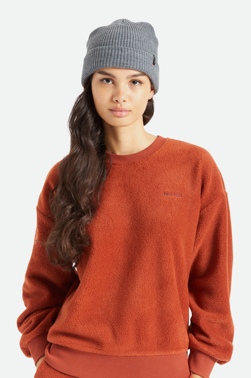 Brixton Heist Women's Beanie Grey | 961XCPANY