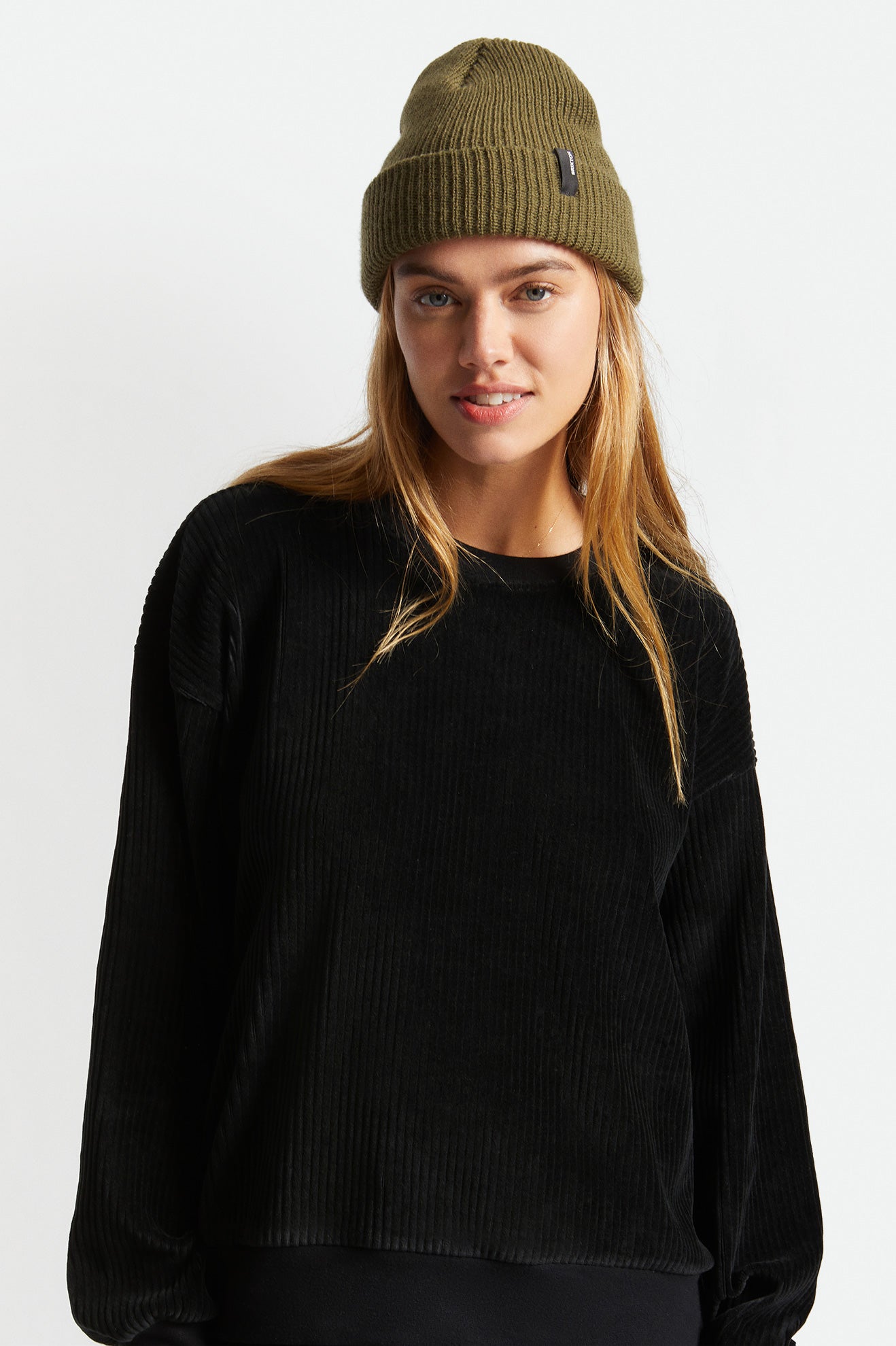 Brixton Heist Women's Beanie Olive | 792RSOVJY