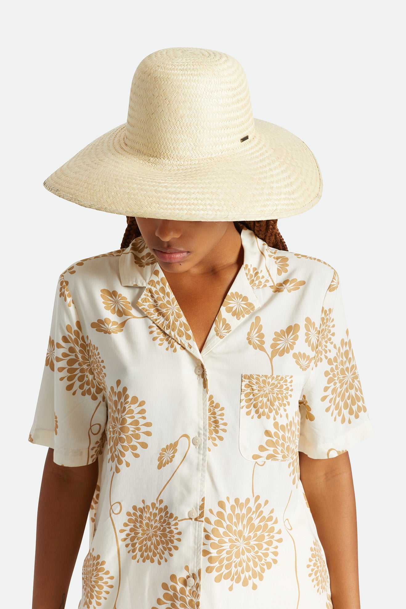 Brixton Janae Sun Hat Women's Hats Beige | 629WLCUBV