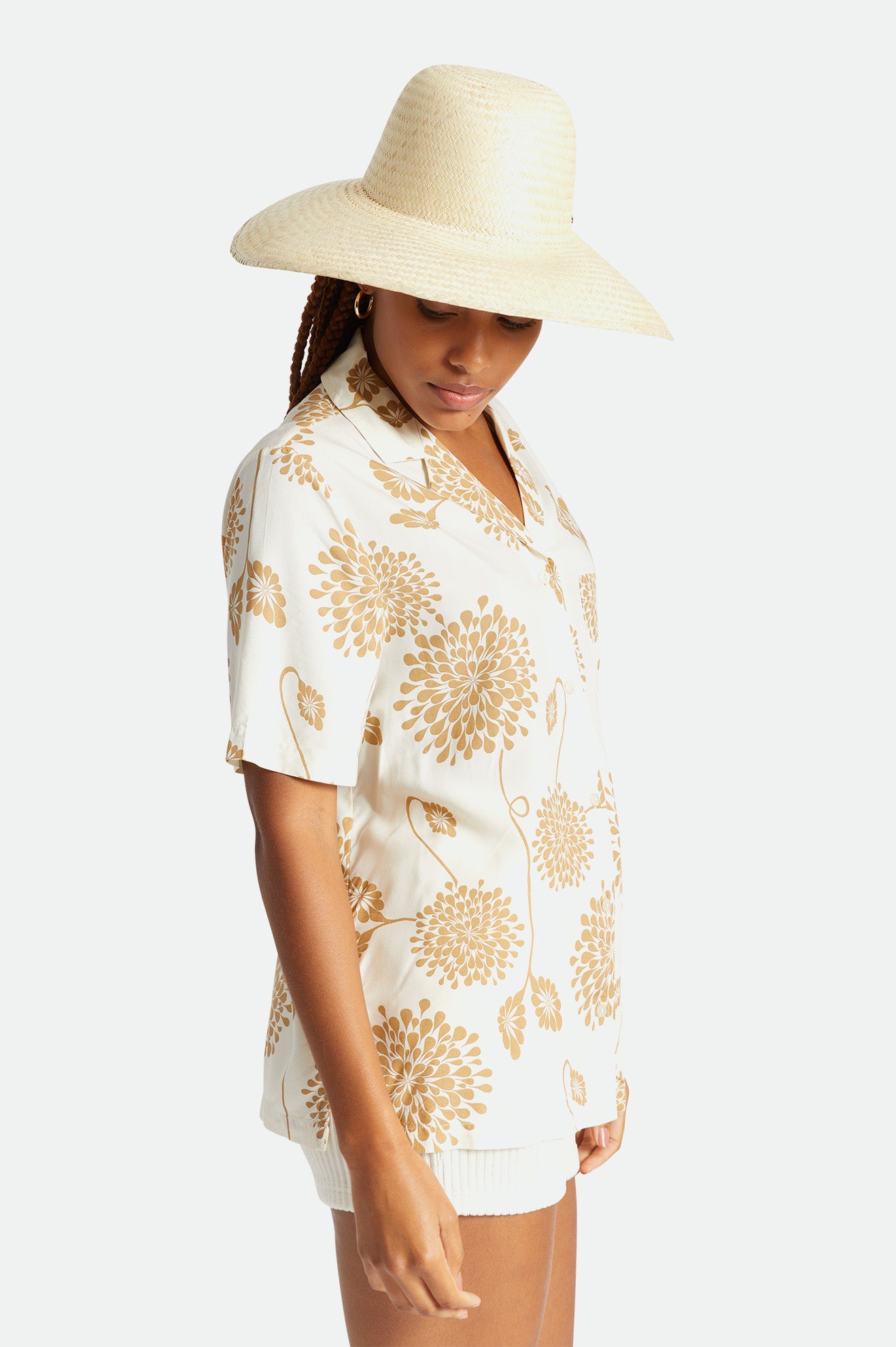 Brixton Janae Sun Hat Women's Hats Beige | 629WLCUBV