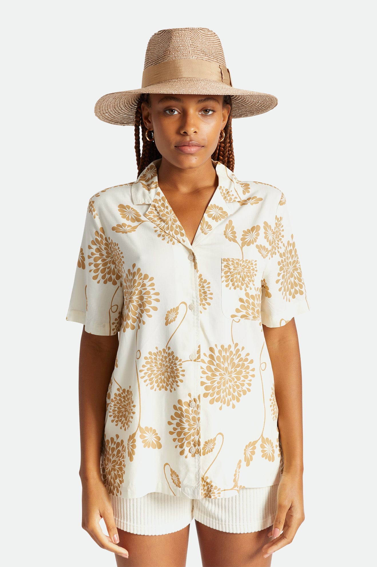 Brixton Janae Sun Hat Women's Hats Beige | 629WLCUBV