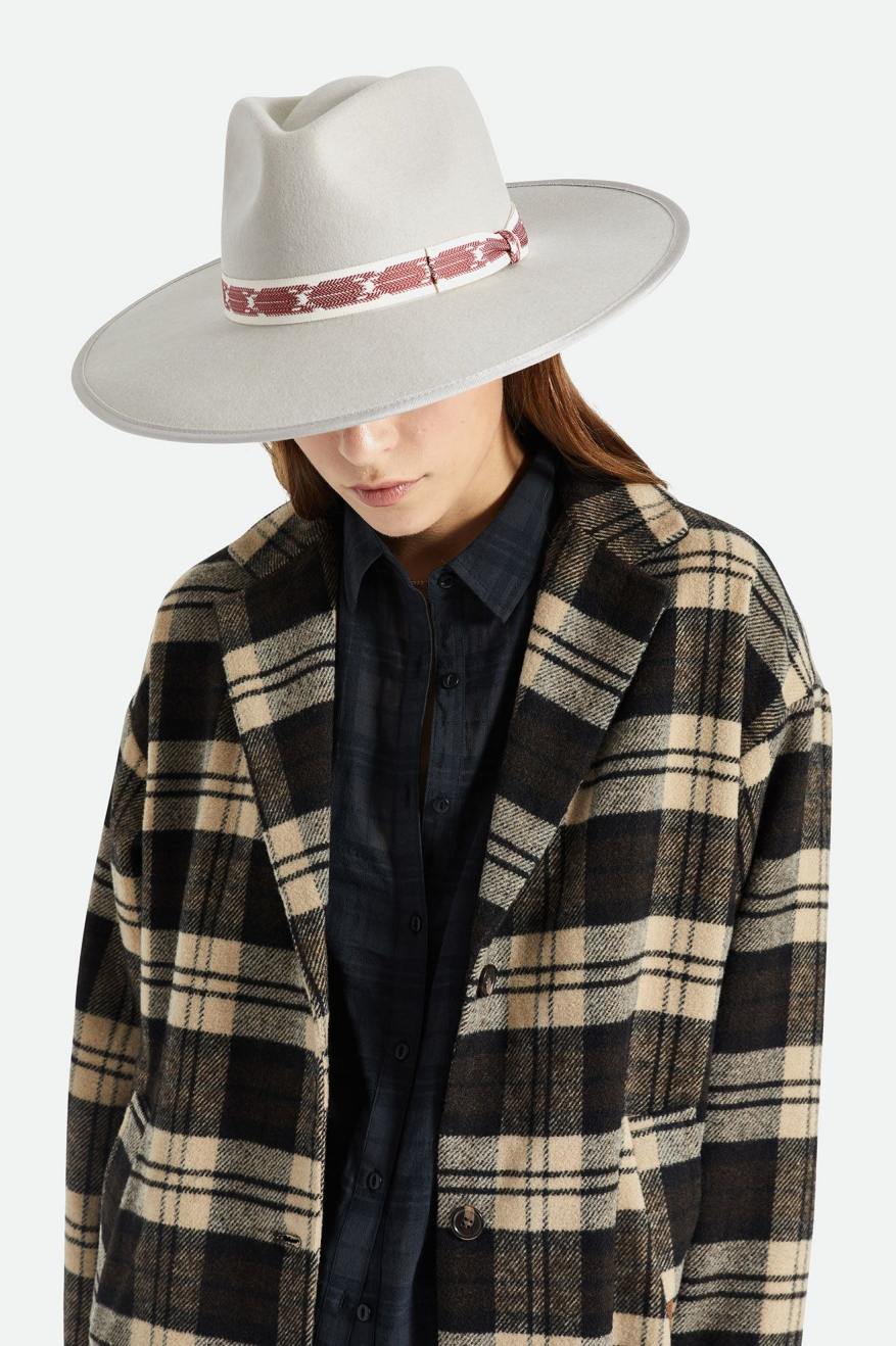 Brixton Jo Rancher Hat Women's Hats Beige | 312AHSUKO