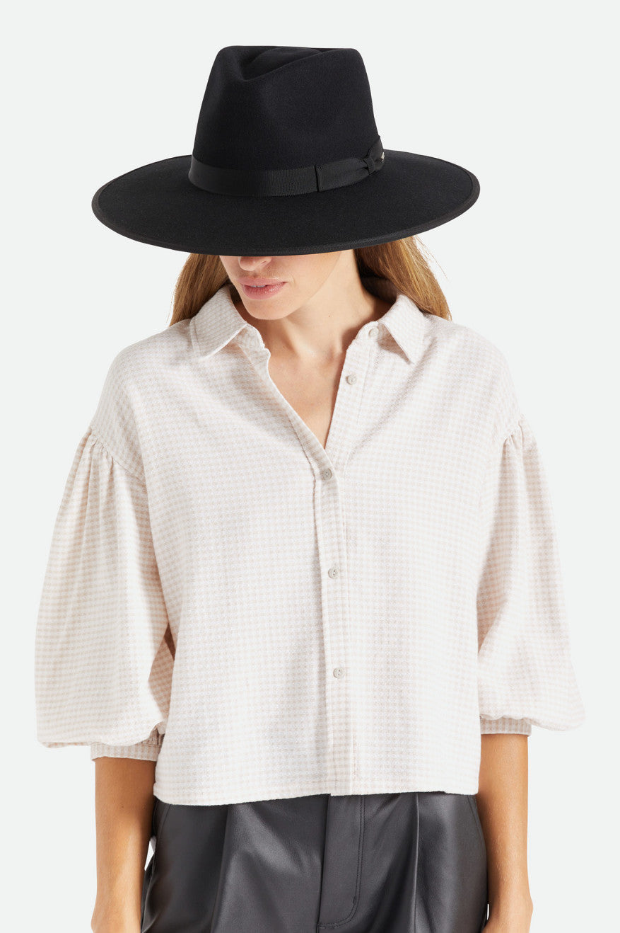 Brixton Jo Rancher Hat Women's Hats Black | 782MOGDZL