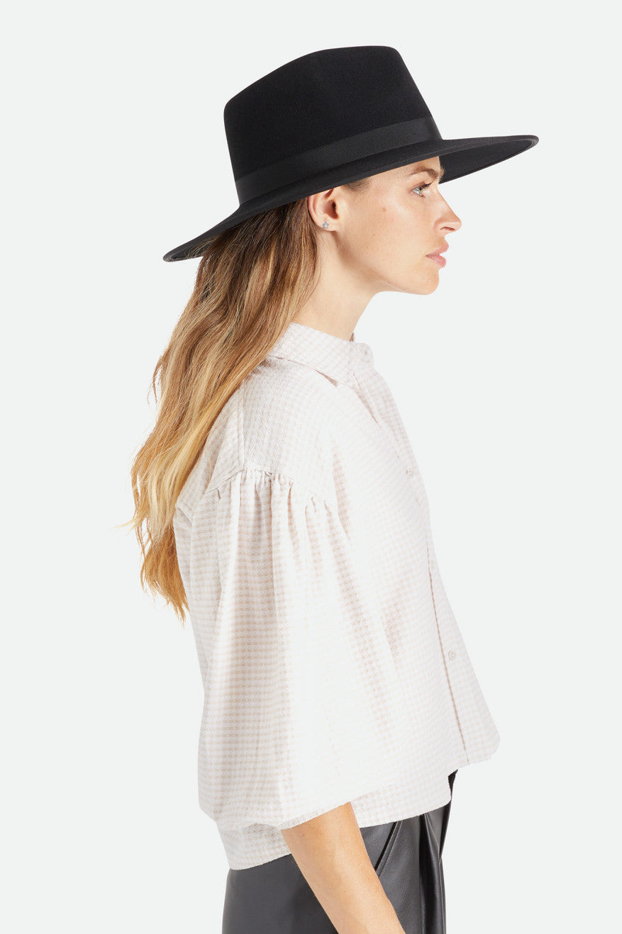 Brixton Jo Rancher Hat Women's Hats Black | 782MOGDZL