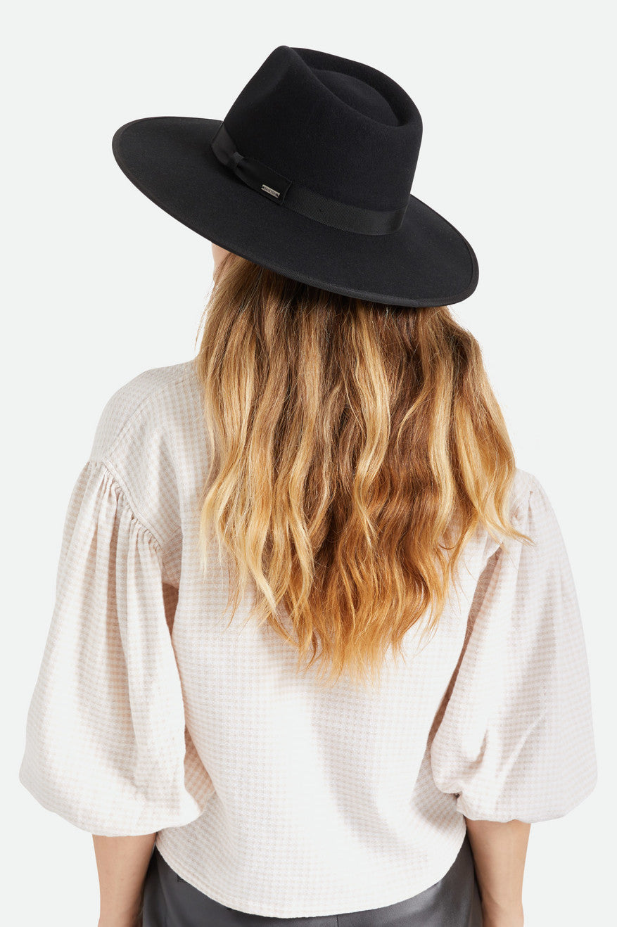 Brixton Jo Rancher Hat Women's Hats Black | 782MOGDZL