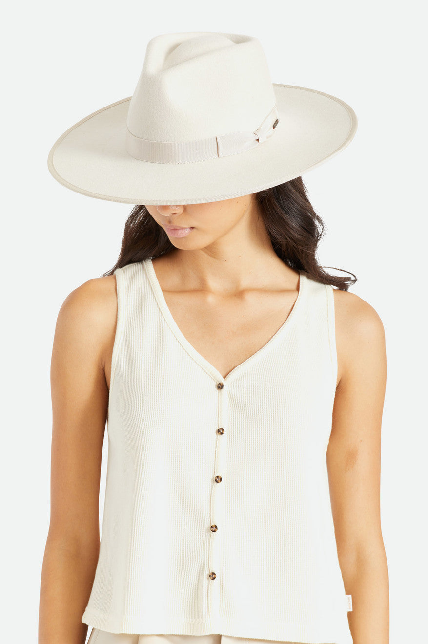 Brixton Jo Rancher Hat Women's Hats White | 038HAZEOM