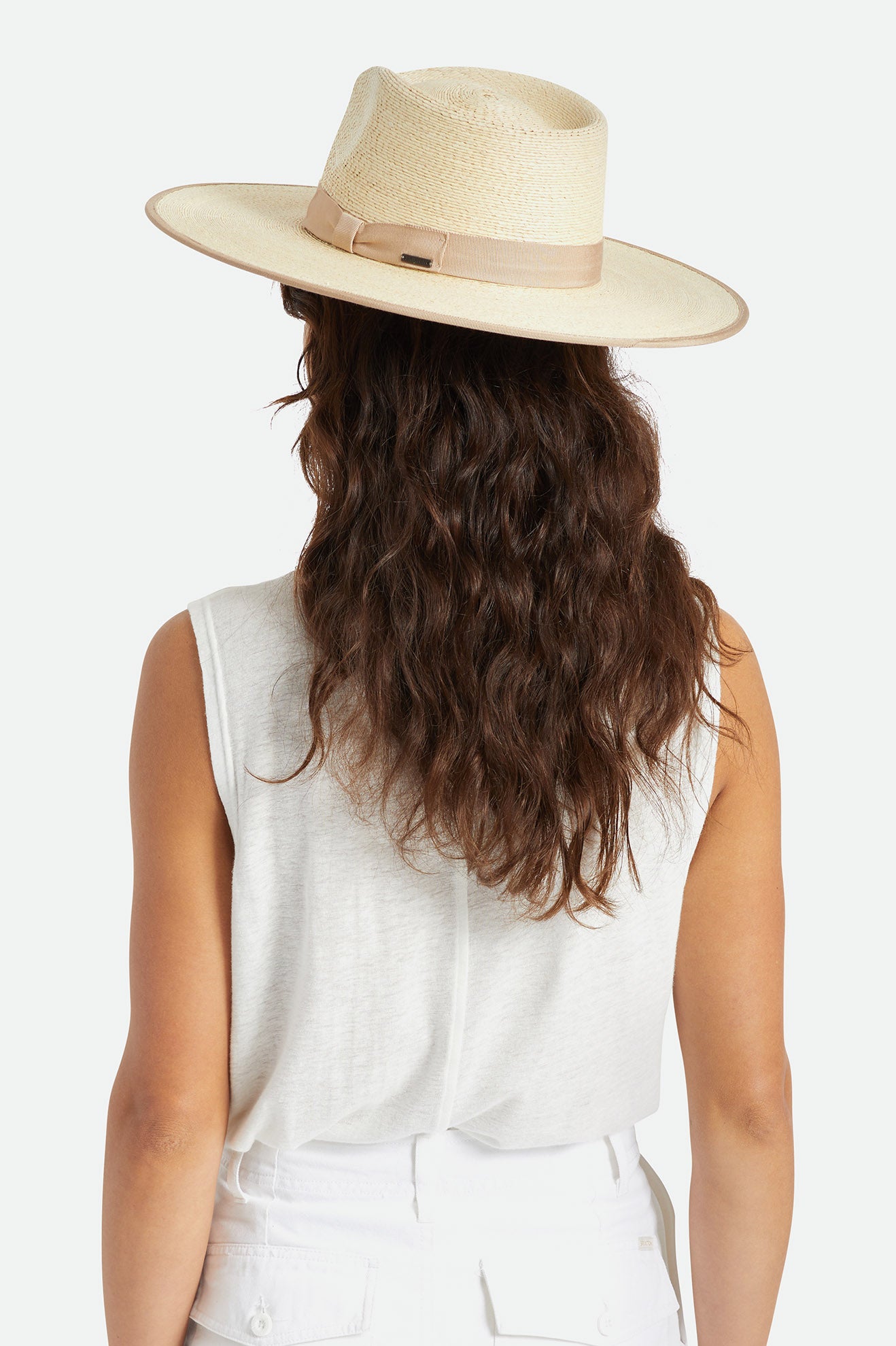 Brixton Jo Rancher Women's Straw Hats Beige | 821ISGKYD