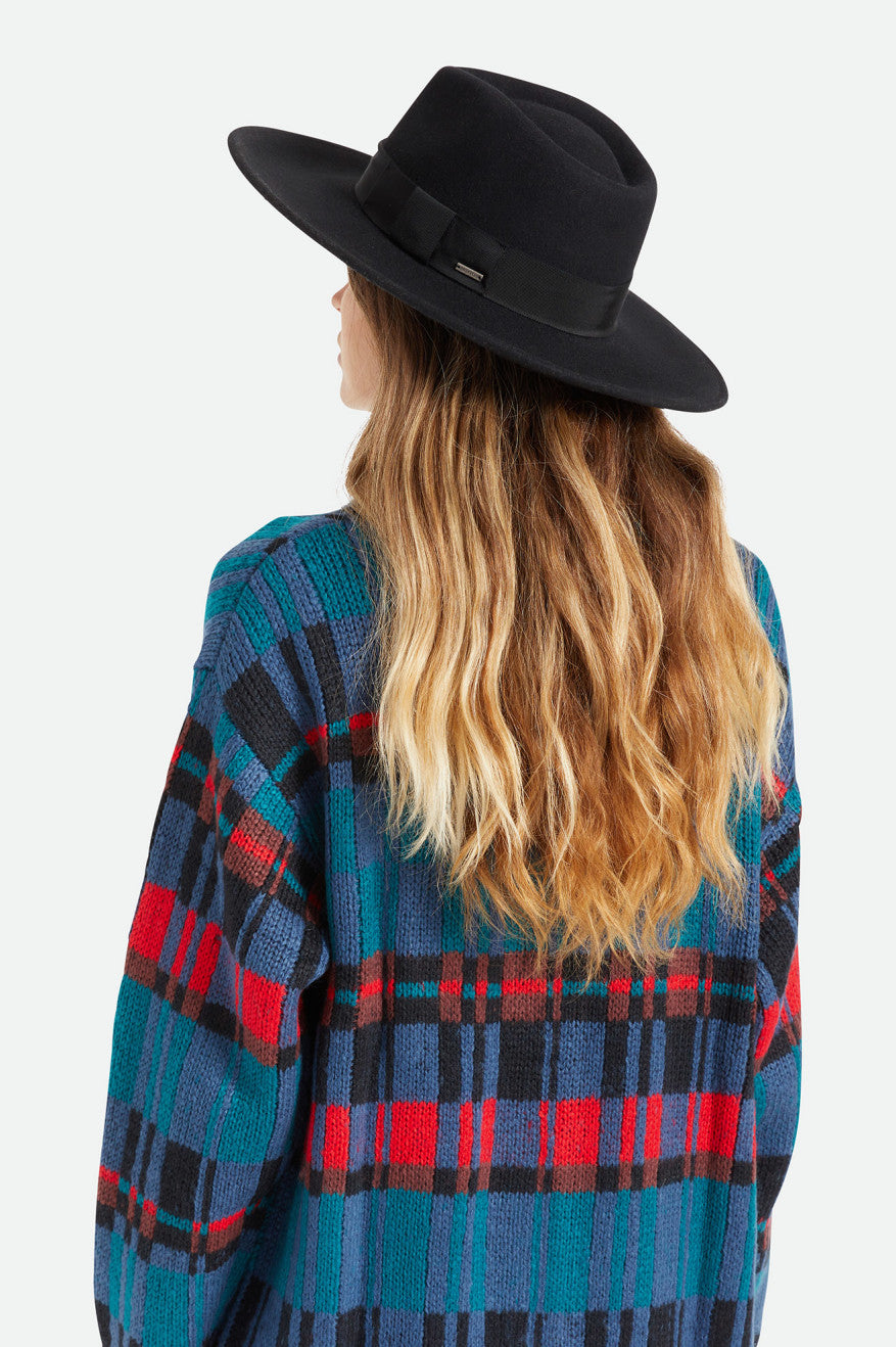 Brixton Joanna Felt Hat Women's Hats Black | 198ILWDFP