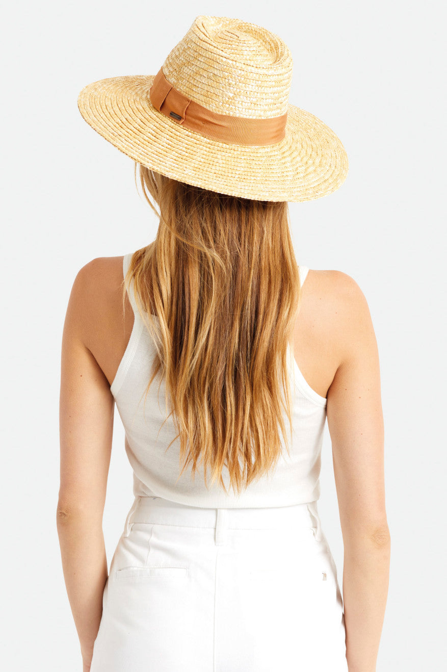 Brixton Joanna Hat Women's Fedoras Orange | 278EQCMDY