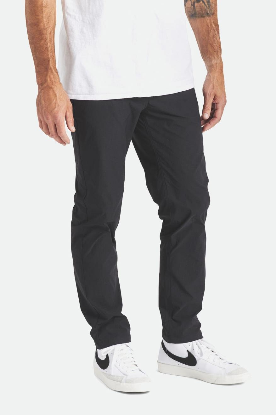 Brixton Knox Utility Slim Men's Pants Black | 964AZBLCO