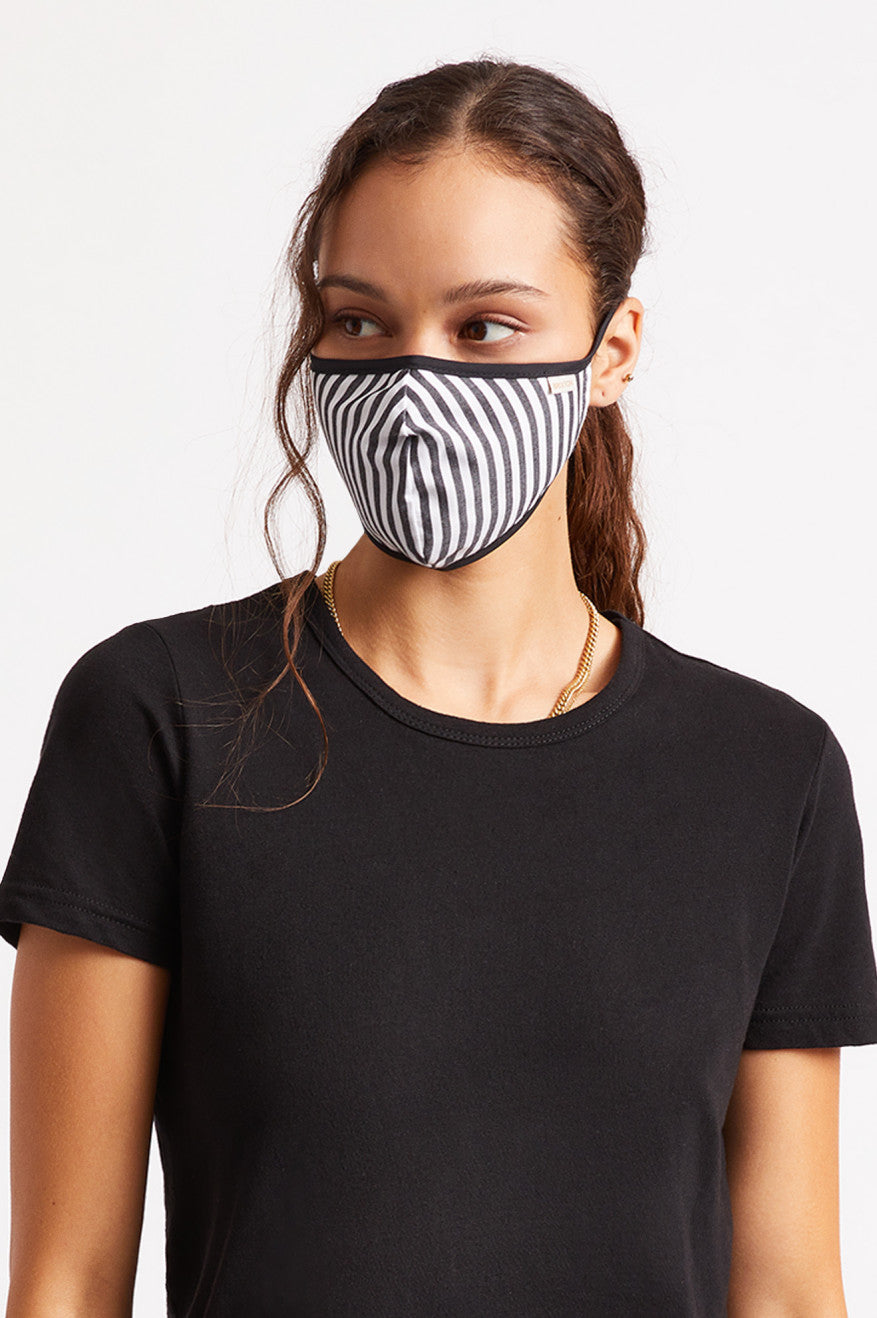 Brixton Lightweight Antimicrobial Unisex Face Masks Black | 564TNLKMV