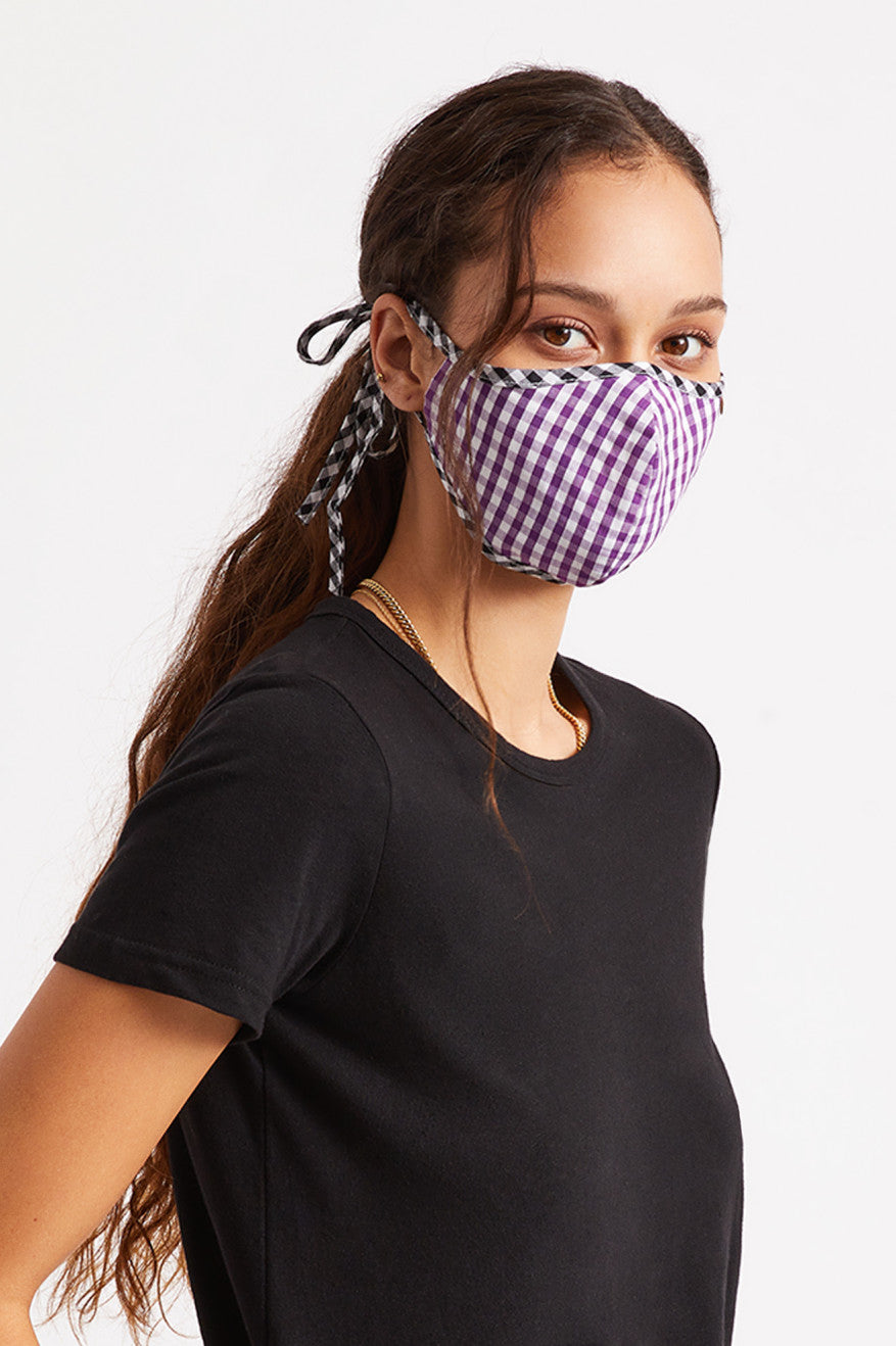 Brixton Lightweight Antimicrobial Unisex Face Masks Purple | 904NZUBAR