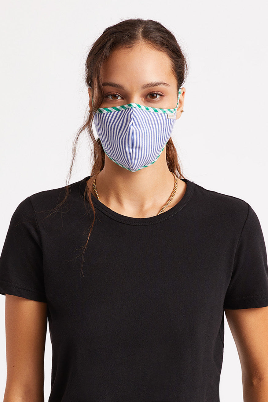 Brixton Lightweight Antimicrobial Unisex Face Masks Blue | 930PZDBWM