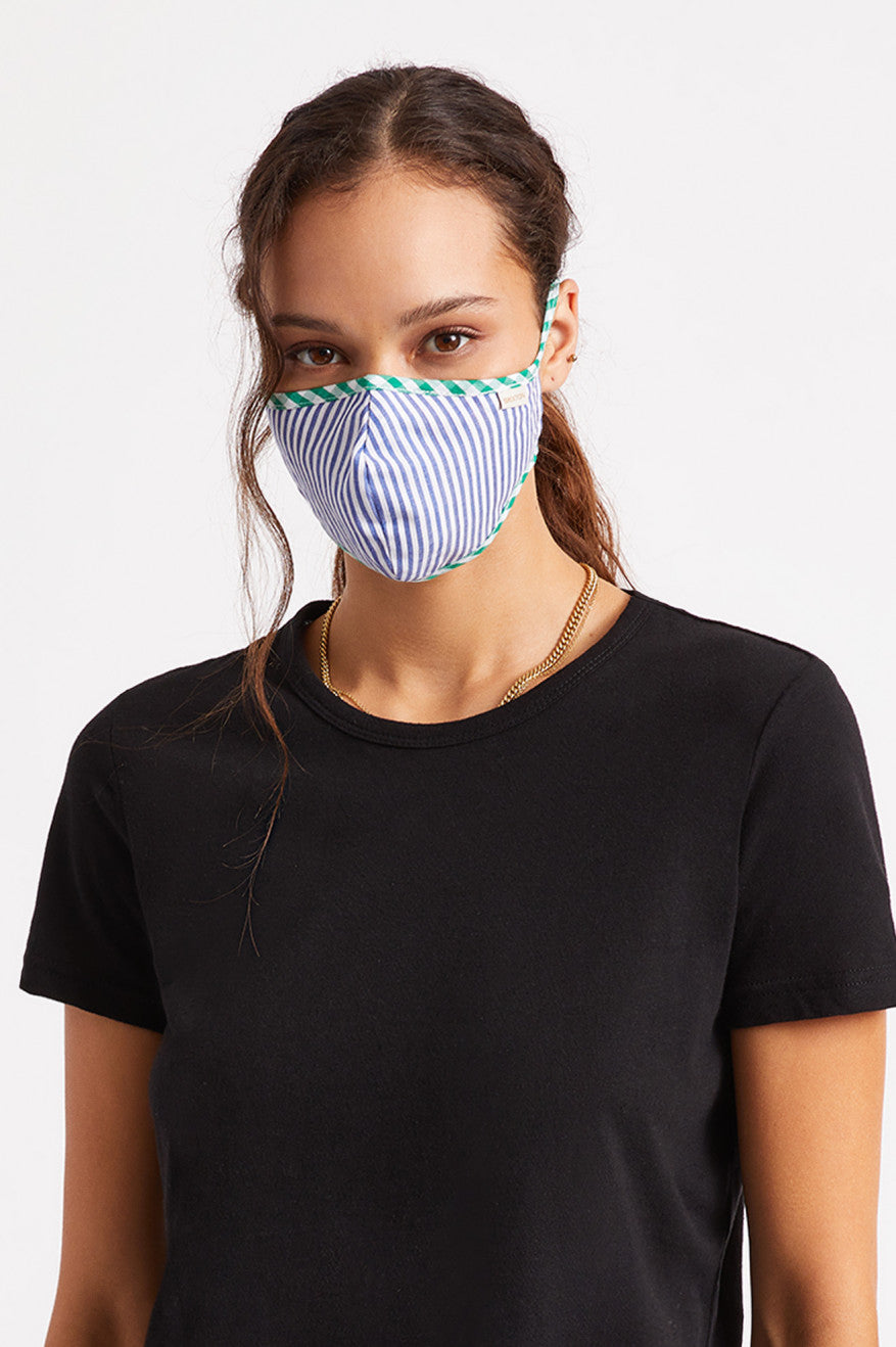 Brixton Lightweight Antimicrobial Unisex Face Masks Blue | 930PZDBWM