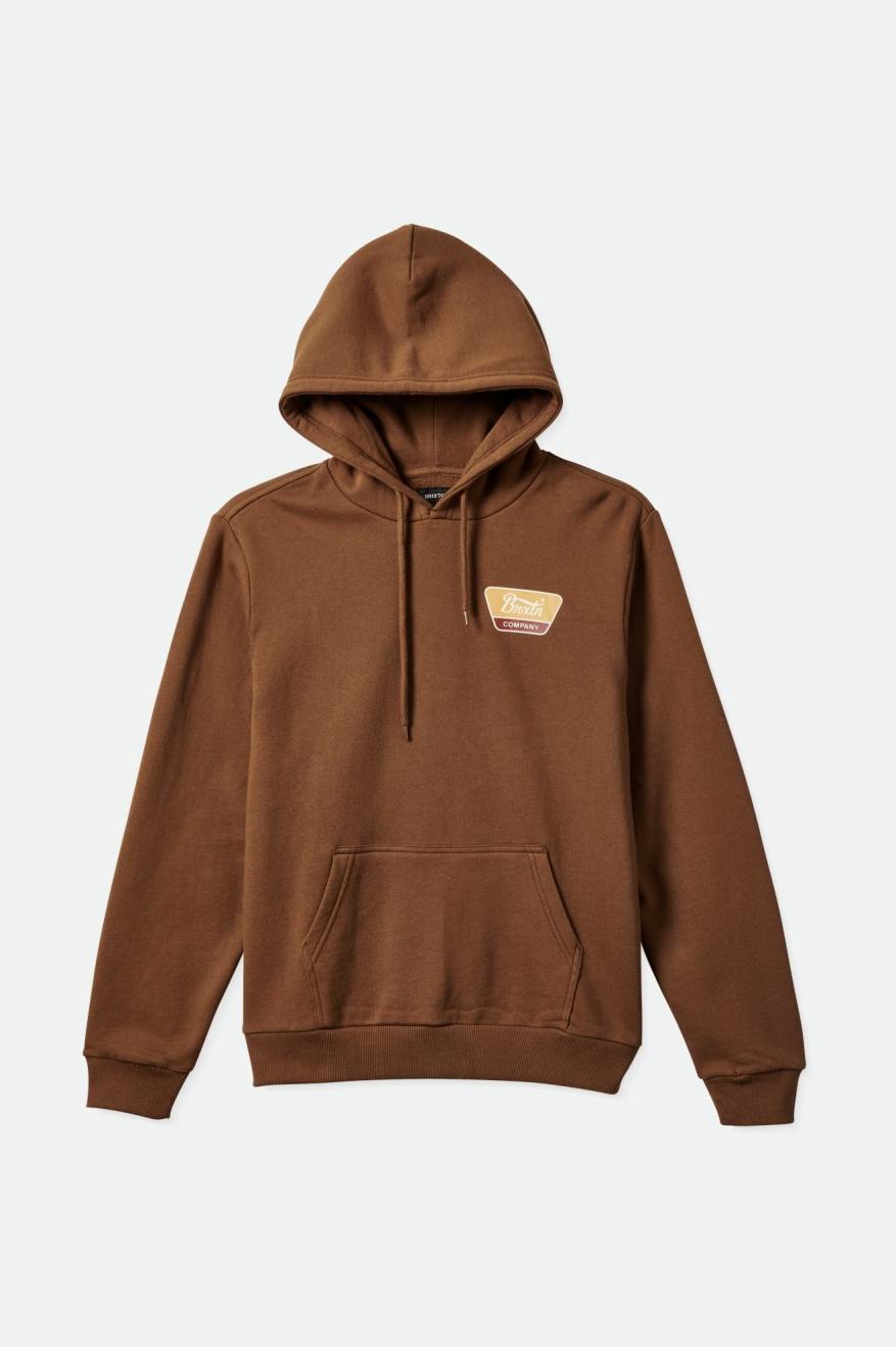 Brixton Linwood Men's Hoodie Light Gold | 324XVWEAH