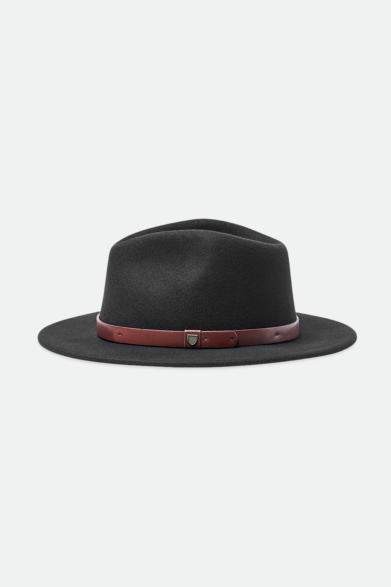 Brixton Messer Fedora Women's Fedoras Black | 627GMRSJN