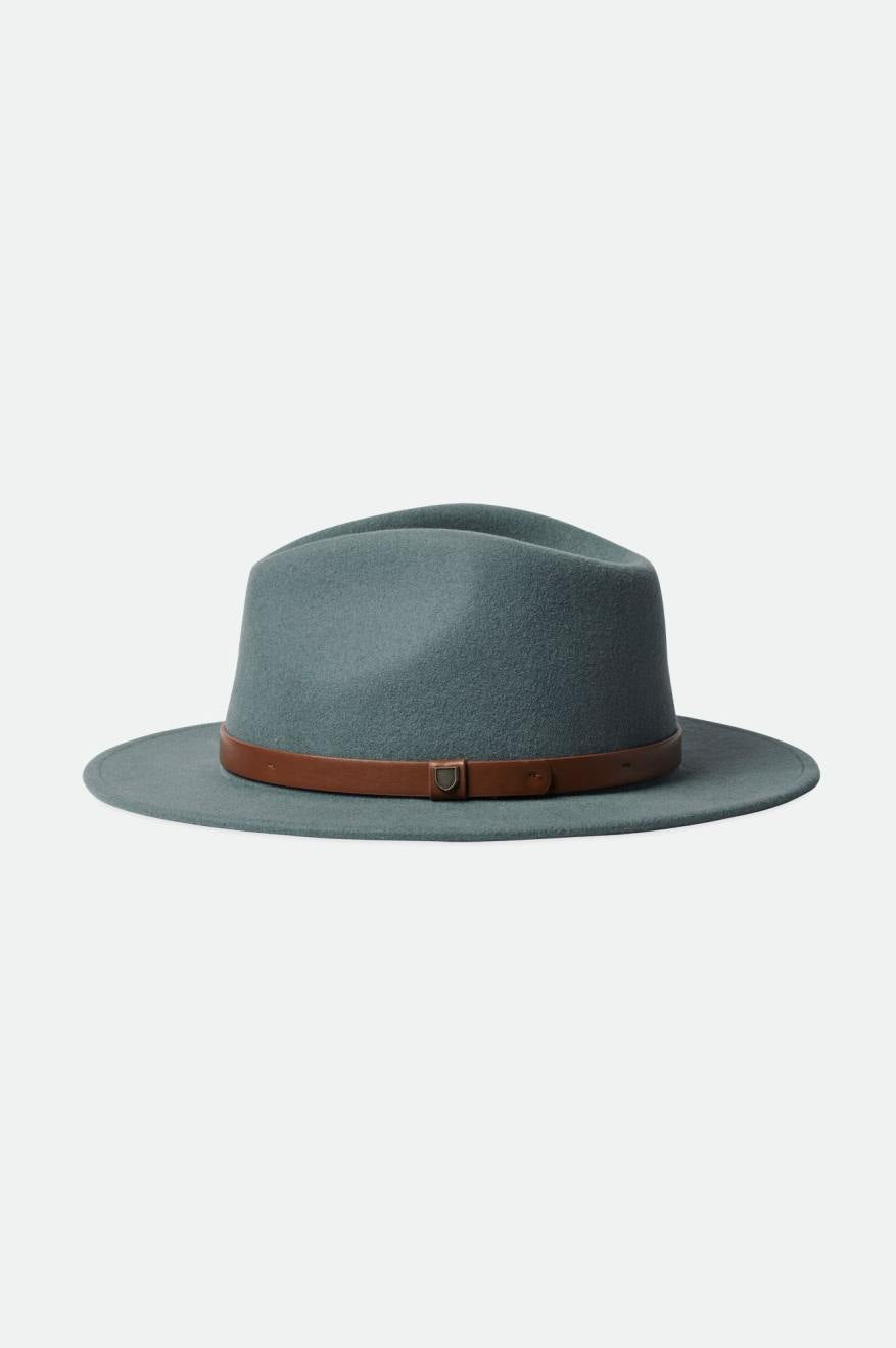 Brixton Messer Fedora Women's Fedoras Blue | 675NJDATS