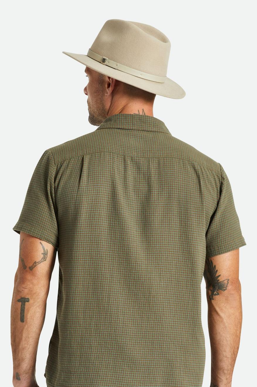 Brixton Messer Men's Fedoras Light Green | 817AMOXVJ