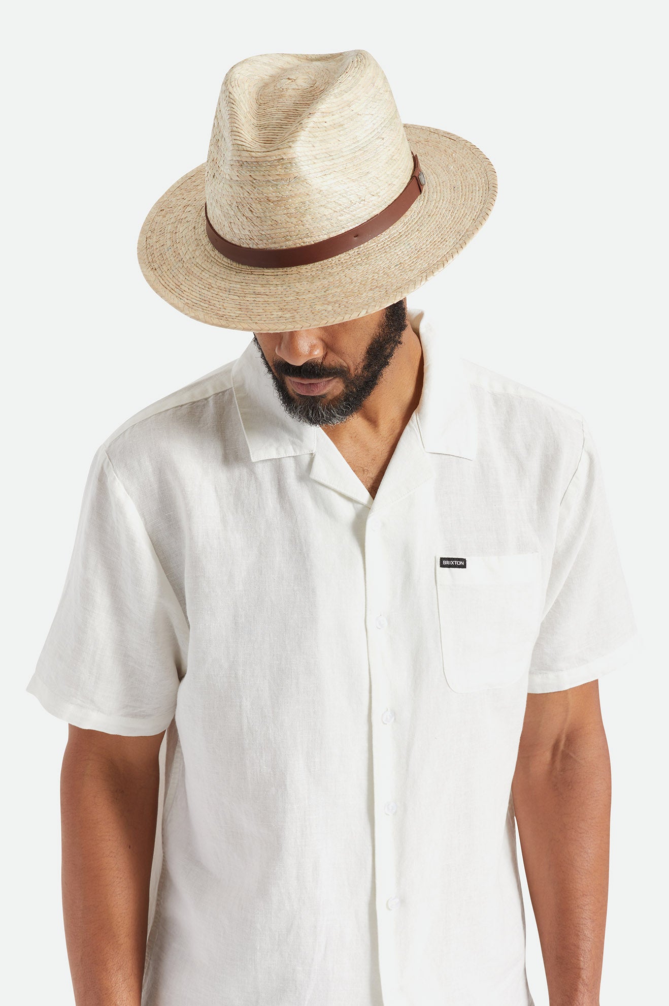 Brixton Messer Men's Hats Beige | 896PXVGFM