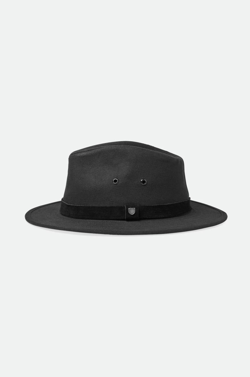 Brixton Messer Utility Adventure Fedora Women's Fedoras Black | 276ISVKZM