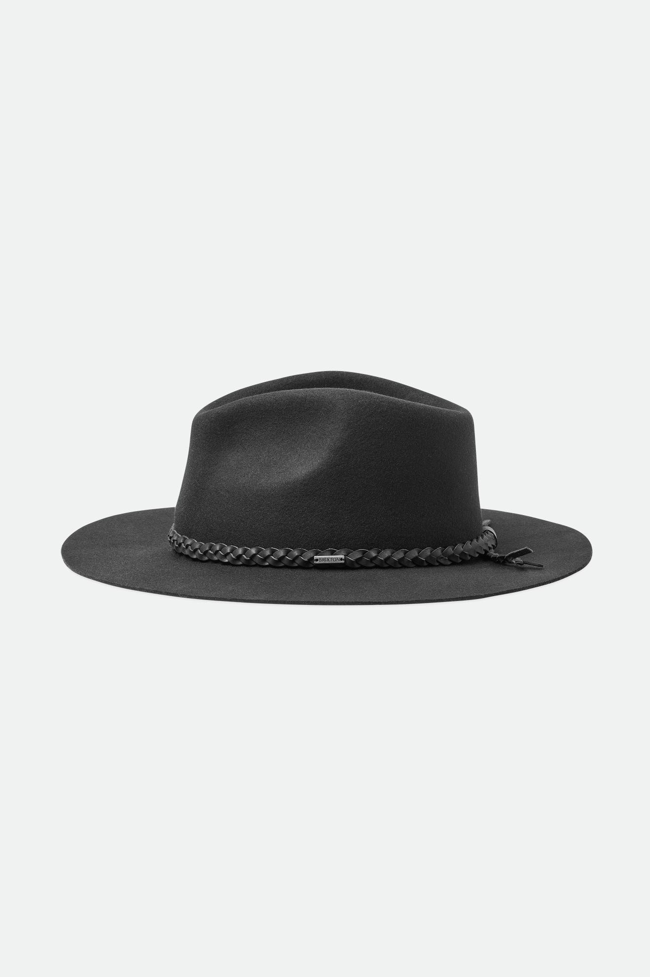 Brixton Messer Western Fedora Women's Fedoras Black | 679JSLTBY