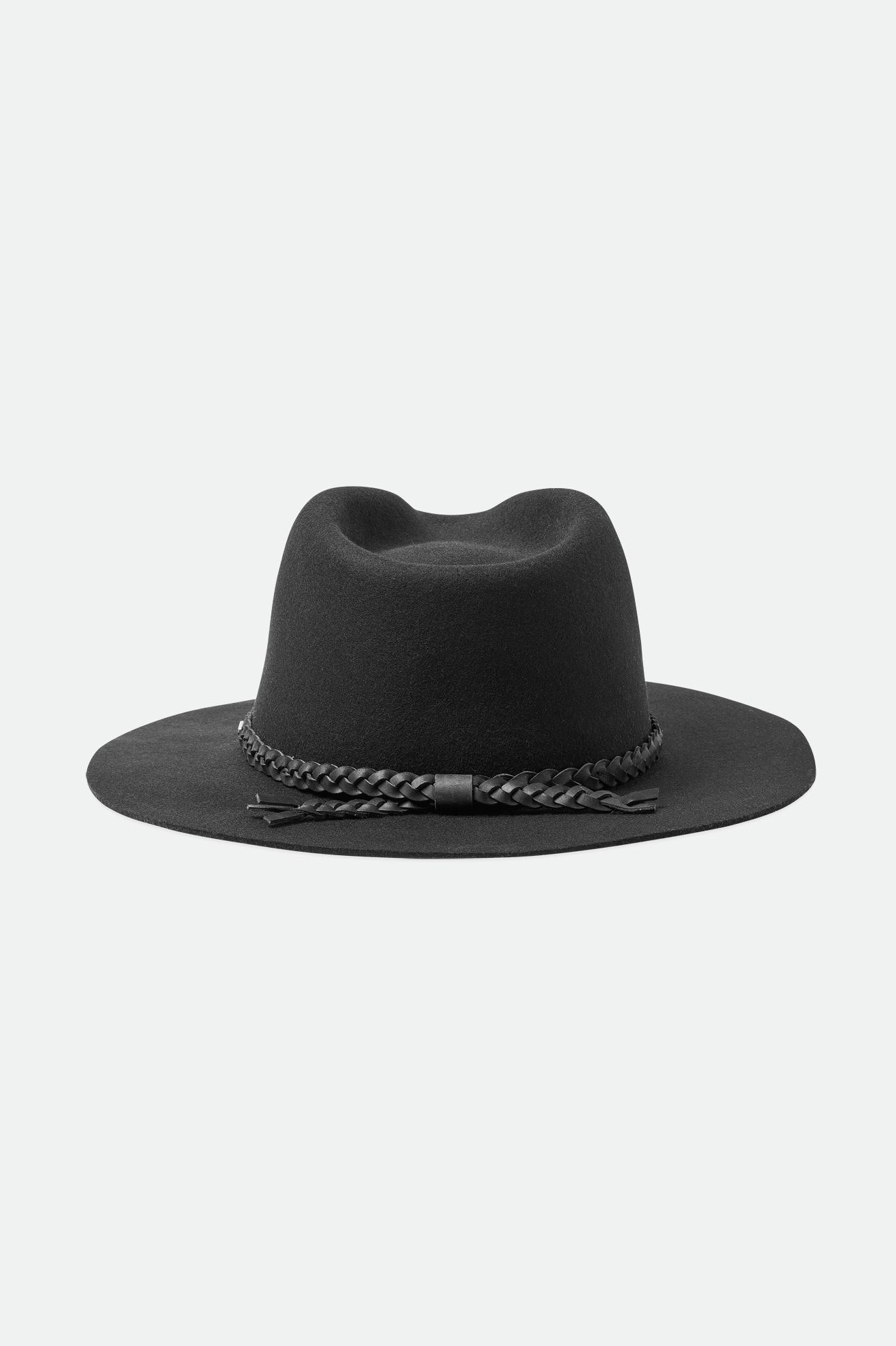 Brixton Messer Western Fedora Women's Fedoras Black | 679JSLTBY