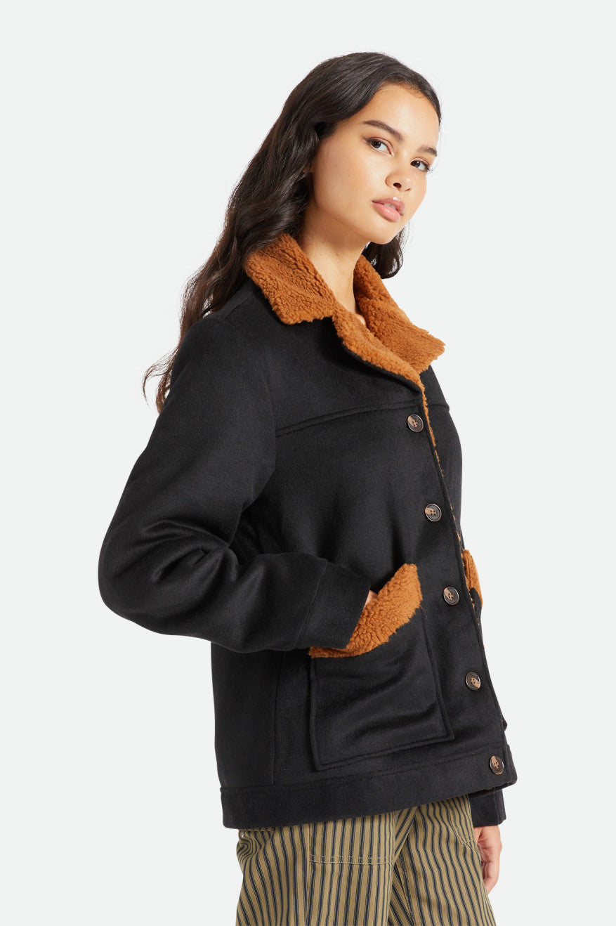 Brixton Nouvelle Women's Jackets Black | 450YIUMPO