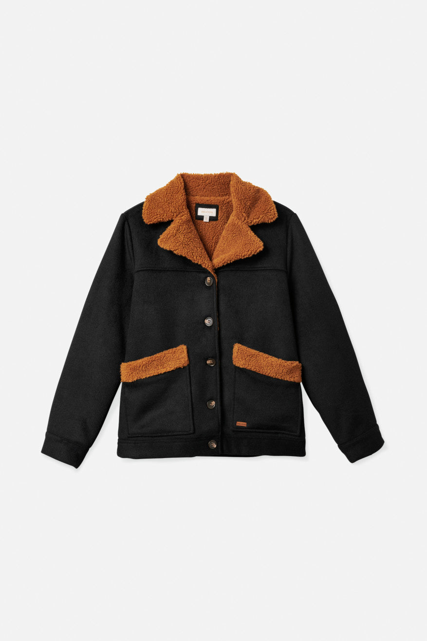 Brixton Nouvelle Women's Jackets Black | 450YIUMPO