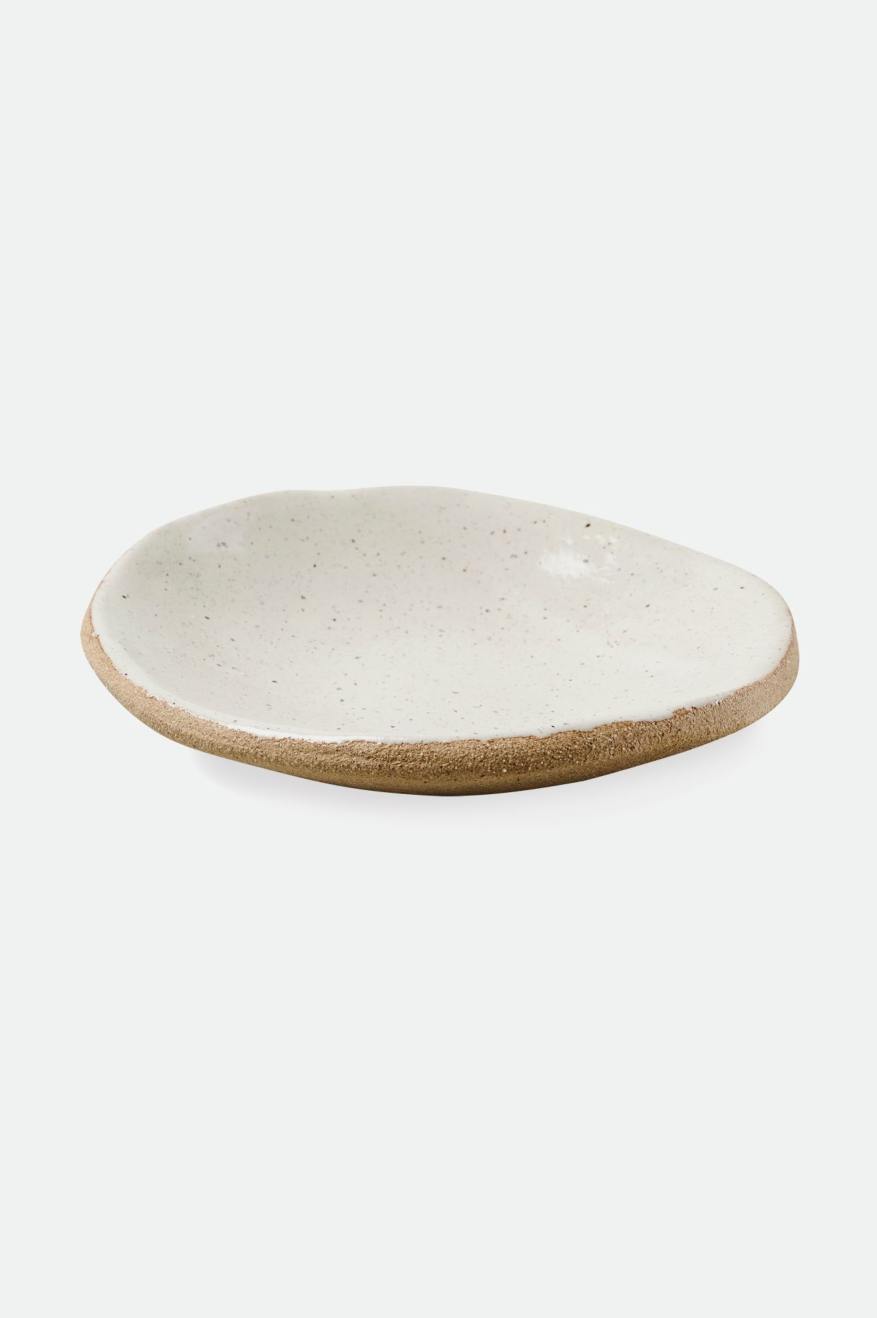 Brixton O-M Hand Crafted Ceramic Catch All Dish Unisex Accessories Beige | 218TJXEPK