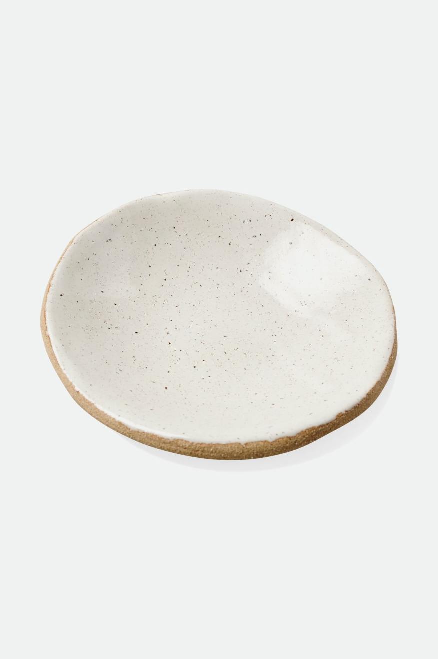 Brixton O-M Hand Crafted Ceramic Catch All Dish Unisex Accessories Beige | 218TJXEPK